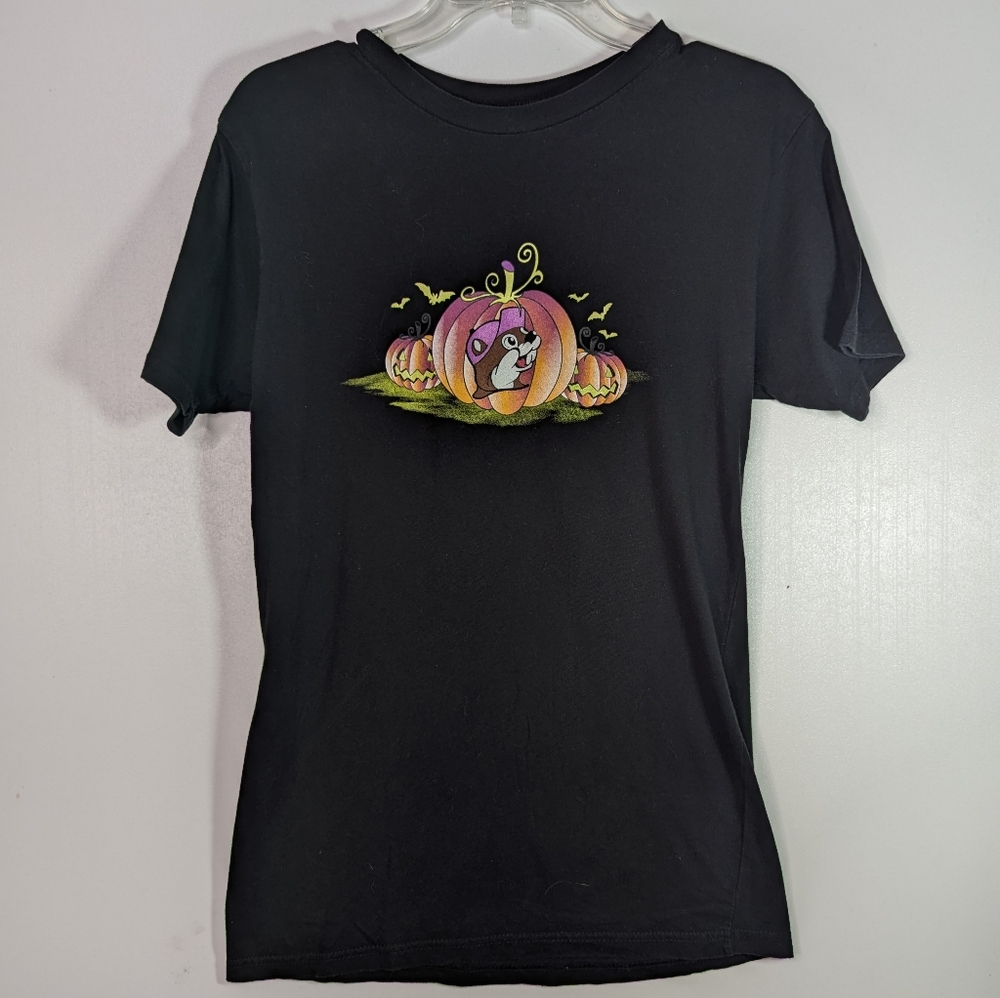Halloween Glow In The Dark S T-shirt Vampire Buc-ee's Haunted House Beaver TX - Picture 2 of 7